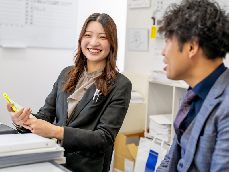 商談内容を店長へ報告